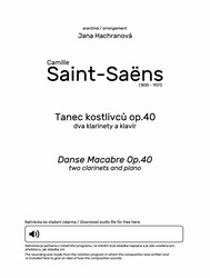 Saint-Saens: Danse Macabre Op.40 / dva klarinety a klavír