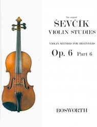 Otakar Ševčík - Opus 6, VIOLIN STUDIES part 6 / houslová škola pro začátečníky