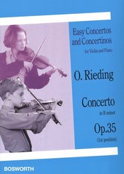 Concerto in B minor Op.35 by Oskar Rieding / housle a klavír