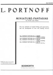 Portnoff: Russian Fantasia No.1 in A Minor / housle a klavír