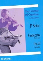 SEITZ: Concerto No.2 in G, op.13 (Pupil&apos;s Concerto No. 2) / housle a klavír
