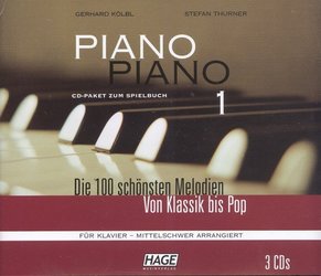 HAGE Musikverlag PIANO PIANO: Die 100 schonsten Melodien - 3x CD (only demo CD)