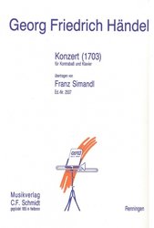 Handel, Georg Friedrich: Konzert (1703) / kontrabas a klavír