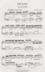 THE PIANO - music from the motion picture    piano solos / klavír