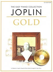 The Easy Piano Collection: JOPLIN GOLD + CD / 16 známých ragtimů pro mírně pokročilé klavíristy