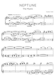 HOLST: THE PLANETS for solo piano