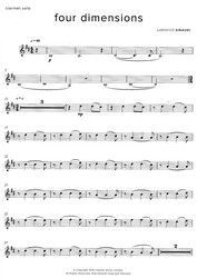 EINAUDI: The Clarinet Collection + Audio Online / klarinet a klavír
