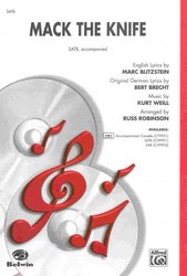 Warner Bros. Publications MACK THE KNIFE /  SATB