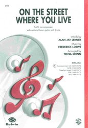 Warner Bros. Publications On the Street Where You Live (from musical My Fair Lady)  / SATB*