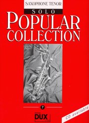 Edition DUX POPULAR COLLECTION 7 - solo book / tenor saxofon