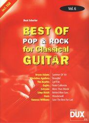 Best of Pop &amp; Rock for Classical Guitar 6 / kytara + tabulatura