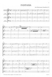 Sweelinck: FANTASIA pro soubor zobcových fléten (SATB)