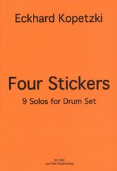 Kopetzki, Eckhard: Four Stickers / 9 sól pro bicí nástroje