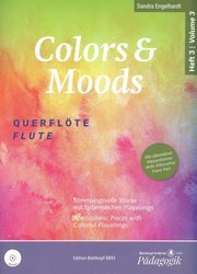 Colors &amp; Moods 3 + CD / skladby pro 1-2 příčné flétny a klavír (PDF)