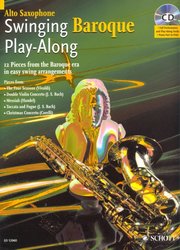 SWINGING BAROQUE + CD / altový saxofon a klavír