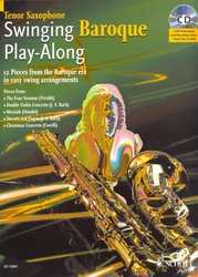 SWINGING BAROQUE + CD / tenorový saxofon a klavír