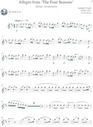 BAROQUE PLAY ALONG + CD / tenorový saxofon a klavír