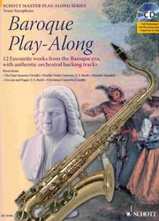 SCHOTT&Co. LTD BAROQUE PLAY ALONG + CD / tenor saxofon + klavír