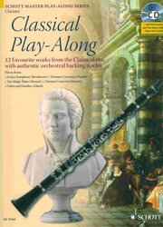 SCHOTT&Co. LTD CLASSICAL PLAY ALONG + CD / klarinet a piano