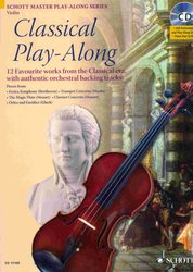 CLASSICAL PLAY ALONG + CD / housle a piano