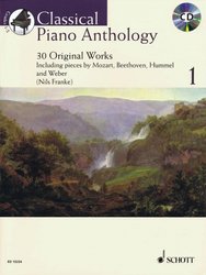 Classical Piano Anthology 1 + CD / 30 originálních skladeb pro klavír (obtížnost 1-2)