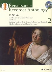 Renaissance Recorder Anthology 2 + CD / zobcová flétna + klavír