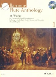 Baroque Flute Anthology 1 + CD / příčná flétna a klavír