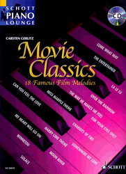 MOVIE CLASSICS (18 slavných filmových melodii) + CD / sólo klavír