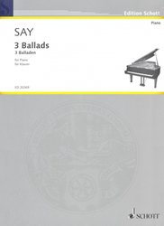 3 BALLADS by Fazil Say / sólo klavír