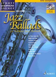 JAZZ BALLADS (16 famous jazz ballads) + Audio Online / altový saxofon a klavír