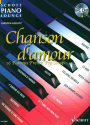 SCHOTT&Co. LTD CHANSON D'AMOUR (16 famous french song) + CD / sólo klavír