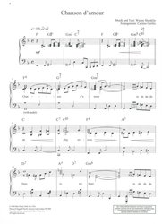 CHANSON D&apos;AMOUR (16 famous french song) + Audio Online / sólo klavír