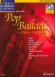 POP BALLADS (16 famous pop ballads) + Audio Online / altový saxofon a klavír
