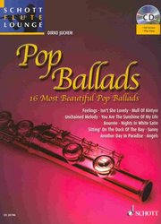 POP BALLADS (16 beautiful pop ballads) + Audio Online / příčná flétna a klavír