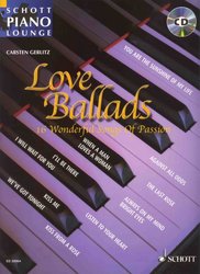 LOVE BALLADS (16 vášnivých milostných balad) + CD // klavír/akordy