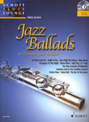 JAZZ BALLADS (16 nádherných jazzových balad) + Audio Online / příčná flétna a klavír