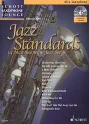 JAZZ STANDARDS + CD / altový saxofon + klavír