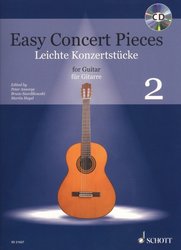 Easy Concert Pieces 2 + CD / koncertní skladby pro mírně pokročilé kytaristy