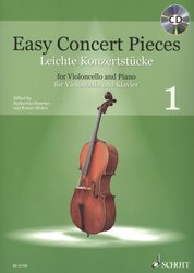 Easy Concert Pieces 1 + CD / snadné koncertní skladby pro violoncello a klavír