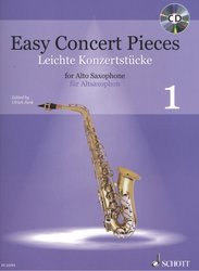 Easy Concert Pieces 1 + CD / snadné koncertní skladby pro altový saxofon + klavír