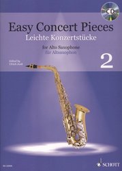Easy Concert Pieces 2 + CD / altový saxofon a klavír - snadné přednesové skladby