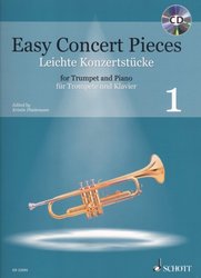 Easy Concert Pieces 1 + CD / snadné koncertní skladby pro trumpetu + klavír