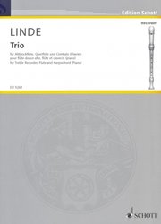 LINDE: TRIO pro altovou zobcovou flétnu, příčnou flétnu a klavír (cembalo)