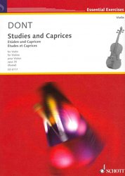 DONT, Jacob - Studies and Caprices - housle