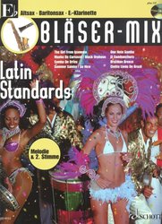BLASER-MIX: LATIN STANDARDS + CD / Eb instruments solos (duets)