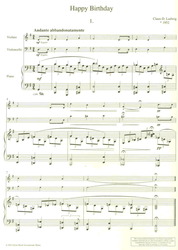 Happy Birthday - humorous variations for piano trio (housle, violoncello, piano)