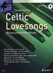 Celtic Lovesongs + Audio Online / 20 irských a skotských balad pro klavír