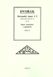 Jindřich Klindera DVOŘÁK - Slovanský tanec č.2, op.46 / příčná flétna (klarinet) + klavír