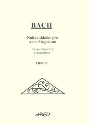 Jindřich Klindera BACH - Knížka skladeb pro Annu Magdalenu (výběr) - příčná flétna(klarinet)&piano