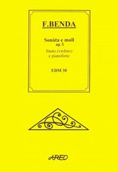 Jindřich Klindera František BENDA - Sonáta E-moll, op.5 - příčná flétna (housle)&piano
